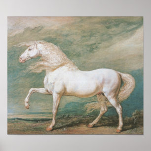 Weißer Ladegerät Poster