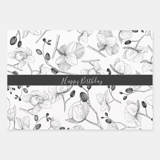 Weißer Lavateur, türkisfarben Geschenkpapier Set (Vorderseite)