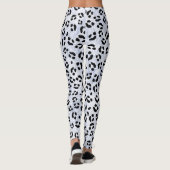 Weißer Leopard-Druck Leggings (Rückseite)