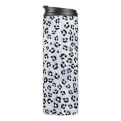Weißer Leopard-Druck Thermosbecher (Nach rechts gedreht)