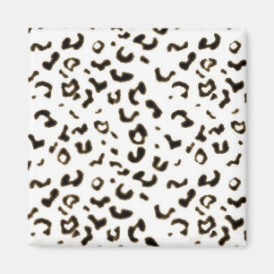 weißer Leopard Magnet