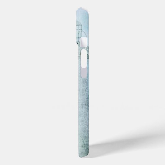 weißer Leuchtturm mit Segelboot Case-Mate iPhone Hülle (Rückseite / Links)