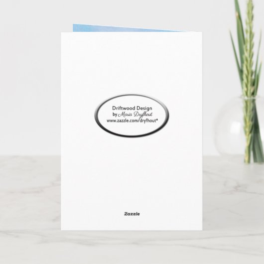 Weißer Leuchtturm und Segelboot Beileid Karte (Rückseite)