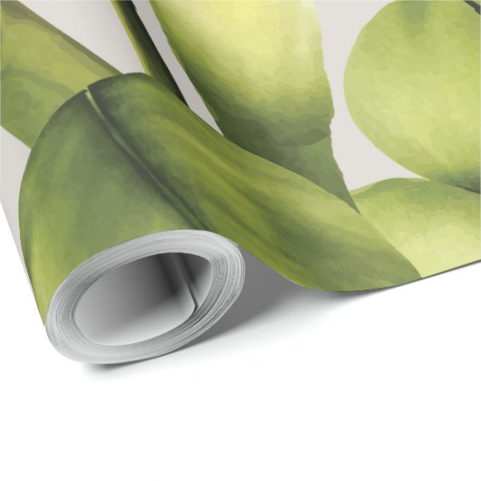 Weißer Lilie 3 Geschenkpapier (Rolleneckpunkt)