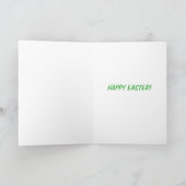 Weißer Lilienoster Feiertagskarte (Innenseite)