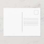 Weißer LKW mit Blue Pumpkins Postkarte (Rückseite)