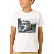 Weißer LKW mit Hay Bales für LKW