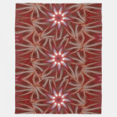 Weißer Lotus 10 Fleecedecke (Vorderseite)