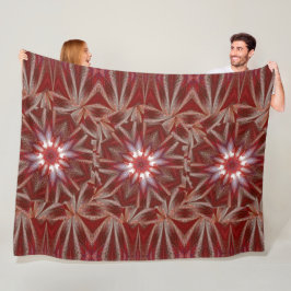 Weißer Lotus 12 Fleecedecke