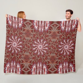 Weißer Lotus 13 Fleecedecke