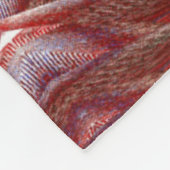 Weißer Lotus 15 Fleecedecke (Ecke)