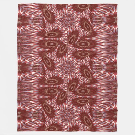 Weißer Lotus 16 Fleecedecke (Vorderseite)