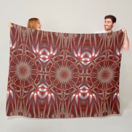 Weißer Lotus 18 Fleecedecke