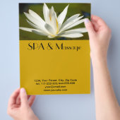 Weißer Lotus Flyer (Hand)