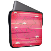 Weißer Lotus-Laptop Laptopschutzhülle (Vorne Rechts)