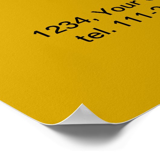 Weißer Lotus Poster (Ecke)