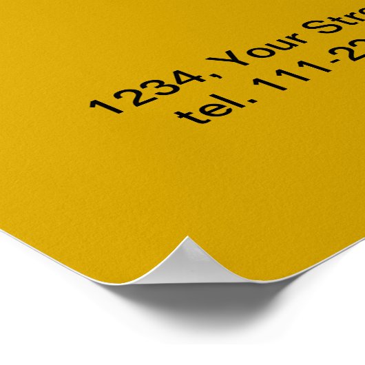 Weißer Lotus Poster (Ecke)