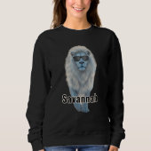 Weißer Löwe Sweatshirt (Vorderseite)