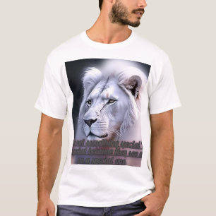 Weißer Löwe T-Shirt
