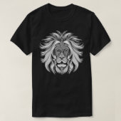 Weißer Löwe T-Shirt (Design vorne)