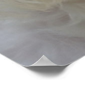 Weißer Malteser Hund Poster (Ecke)