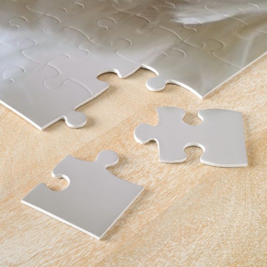 Weißer maltesischer Hund Puzzle (Seite)