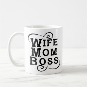Weißer Mama-Boss, Nottext Kaffeetasse