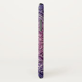 Weißer Mandala auf lila Hintergrund Case-Mate iPhone Hülle (Hinten/Rechts)