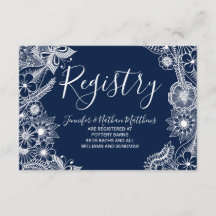 Weißer Marine-Blau-illustrativer