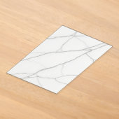 Weißer Marmor Acryleinladungen (Ablage )