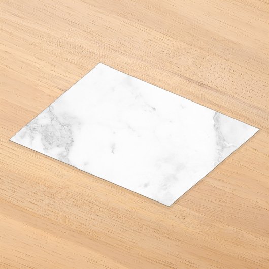 Weißer Marmor Acryleinladungen (Ablage )