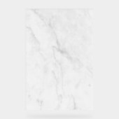 Weißer Marmor Acrylschild (Vorderseite)