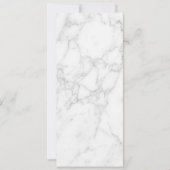 Weißer Marmor Ankündigung (Vorderseite)