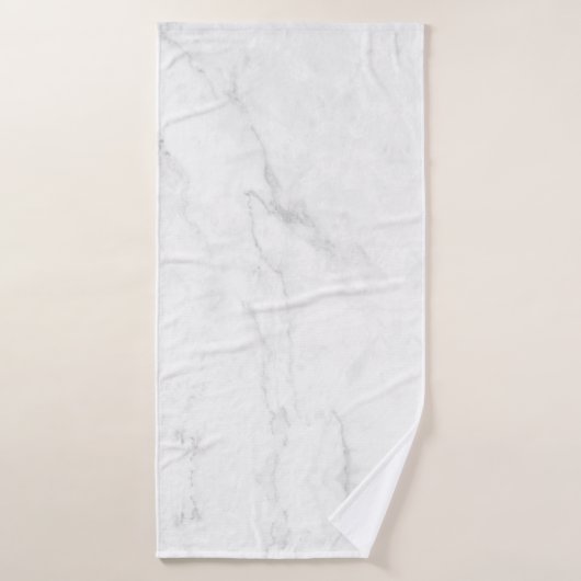 Weißer Marmor Badehandtuch (Badehandtuch)