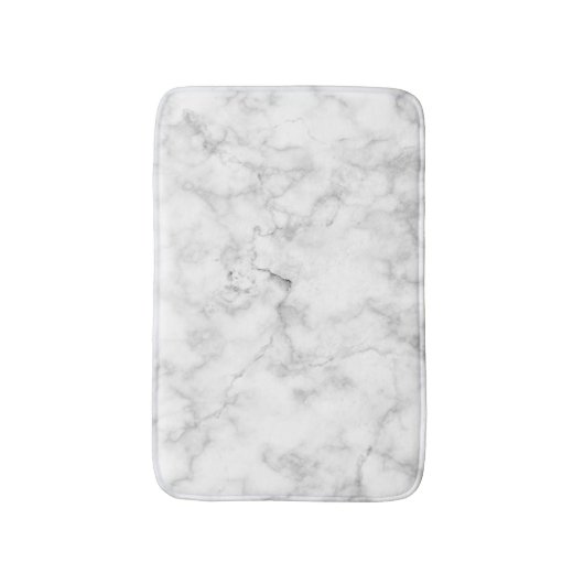 Weißer Marmor Badematte (Vorderseite Vertikal)