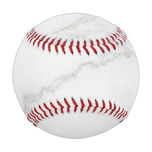Weißer Marmor Baseball (Vorderseite)