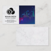 Weißer Marmor | Bestandsaufnahme | Münzen Visitenkarte (Vorne/Hinten)