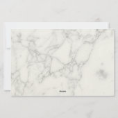 Weißer Marmor Briefpapier (Rückseite)
