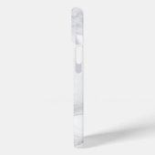 Weißer Marmor Carrara Textur Case-Mate iPhone Hülle (Rückseite / Links)