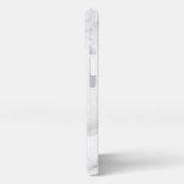 Weißer Marmor Carrara Textur iPhone Hülle (Linke Seite)