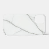Weißer Marmor Case-Mate iPhone Hülle (Rückseite (Horizontal))
