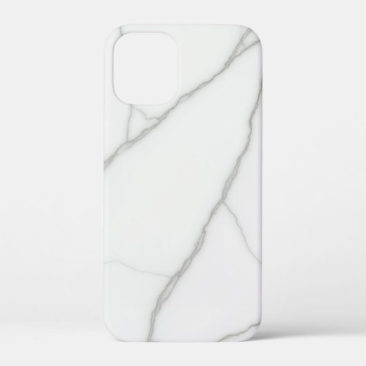 Weißer Marmor Case-Mate iPhone Hülle (Rückseite)
