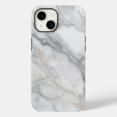 Weißer Marmor Case-Mate iPhone Hülle (Rückseite)