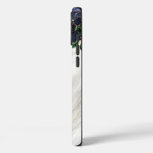 Weißer Marmor Case-Mate iPhone Hülle (Rückseite / Links)