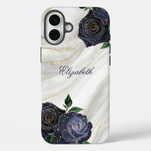 Weißer Marmor iPhone 16 Plus Hülle