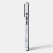 Weißer Marmor Case-Mate iPhone Hülle (Rückseite / Links)