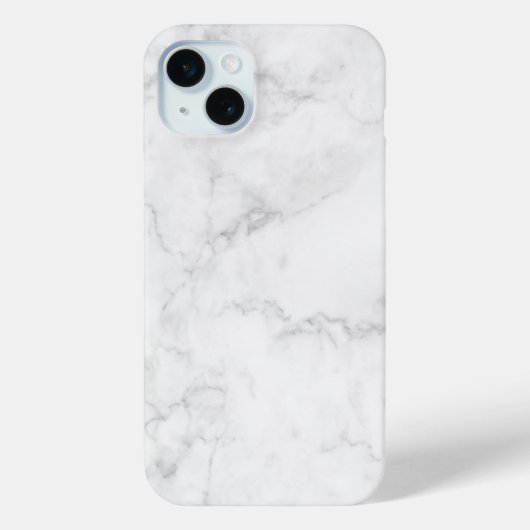 Weißer Marmor Case-Mate iPhone Hülle (Rückseite)