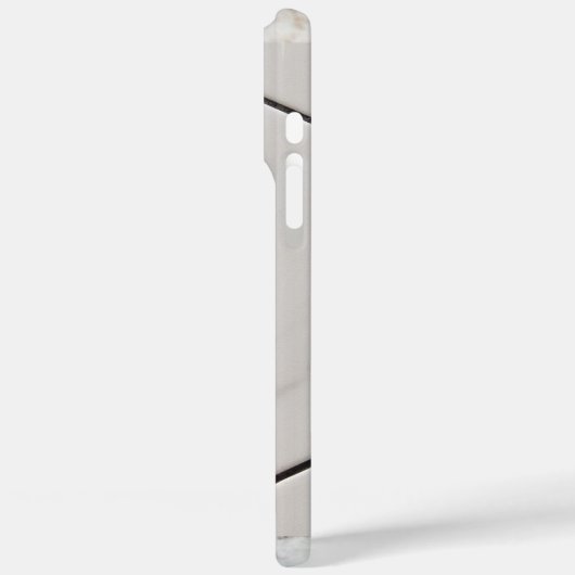 Weißer Marmor Case-Mate iPhone Hülle (Rückseite / Links)