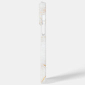 Weißer Marmor Case-Mate iPhone Hülle (Rückseite / Links)