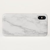 Weißer Marmor Case-Mate iPhone Hülle (Rückseite (Horizontal))